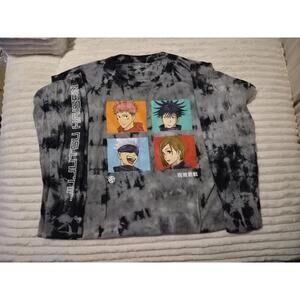 Jujutsu Kaisen Anime Tie-Dye Long Sleeve Shirt